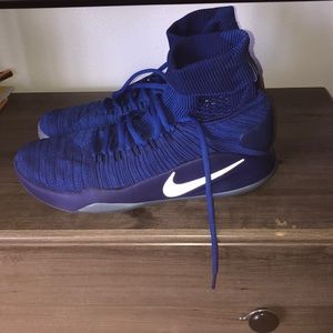 Blue Nike hyperdunk